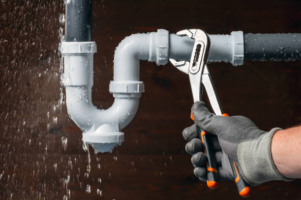 Professional Drain Cleaning technician working in Paxton, FL